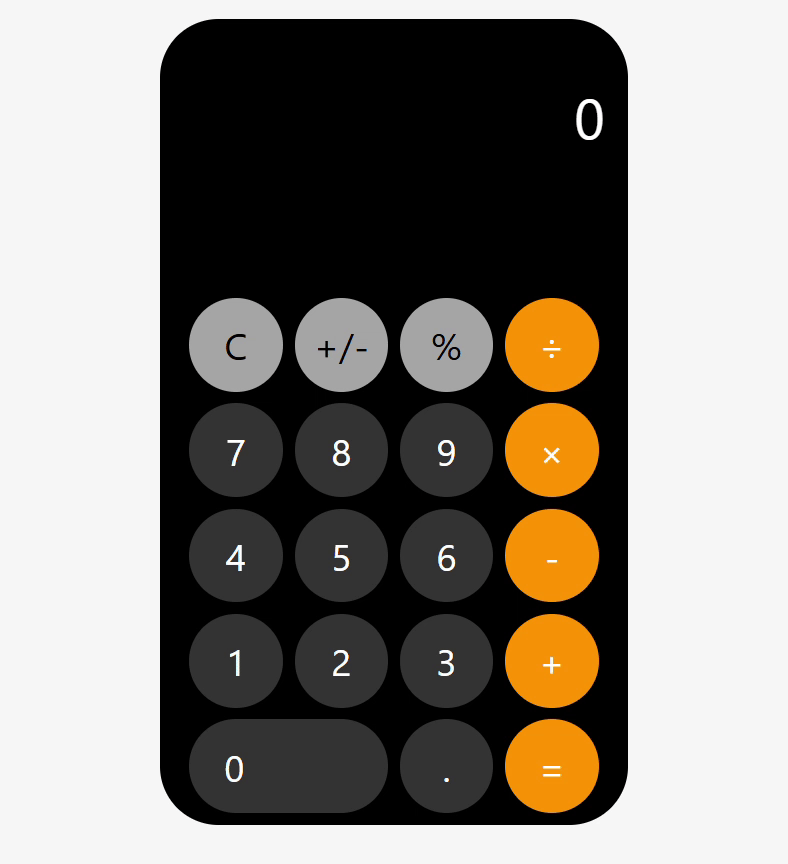 Iphone calculator