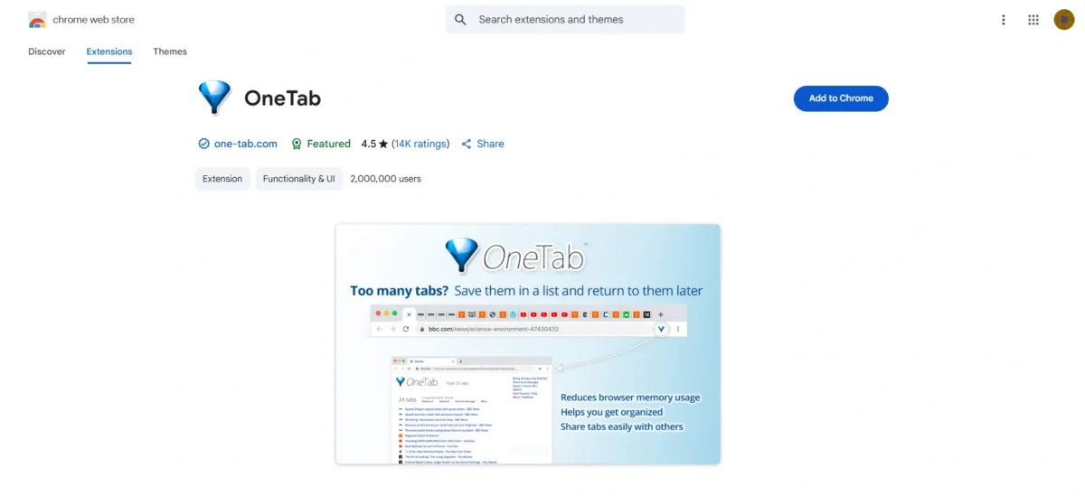 Chrome extensions