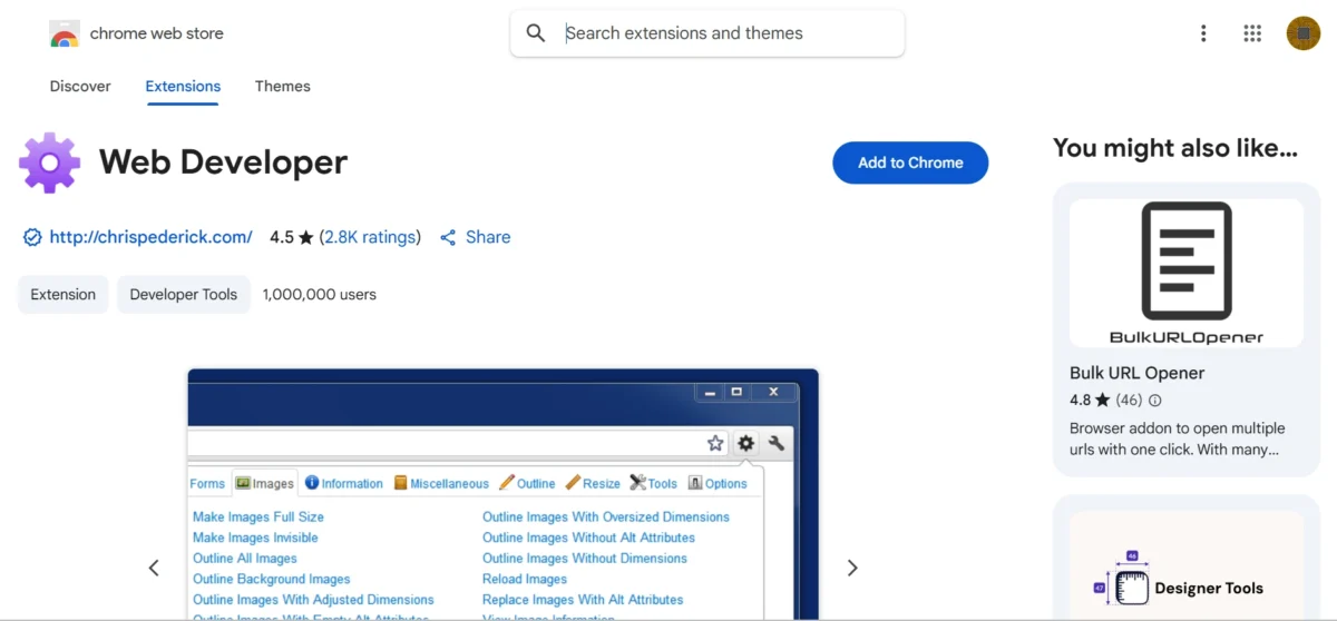 Chrome extensions